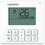 LESSAR LS-HE18BCWE2/LU-HE18UWE2/LZ-B4CUB Инверторный компактный кассетная сплит-система ECO ENERGY